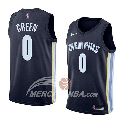 Maglia NBA Memphis Grizzlies Jamychal Green Icon 2018 Blu